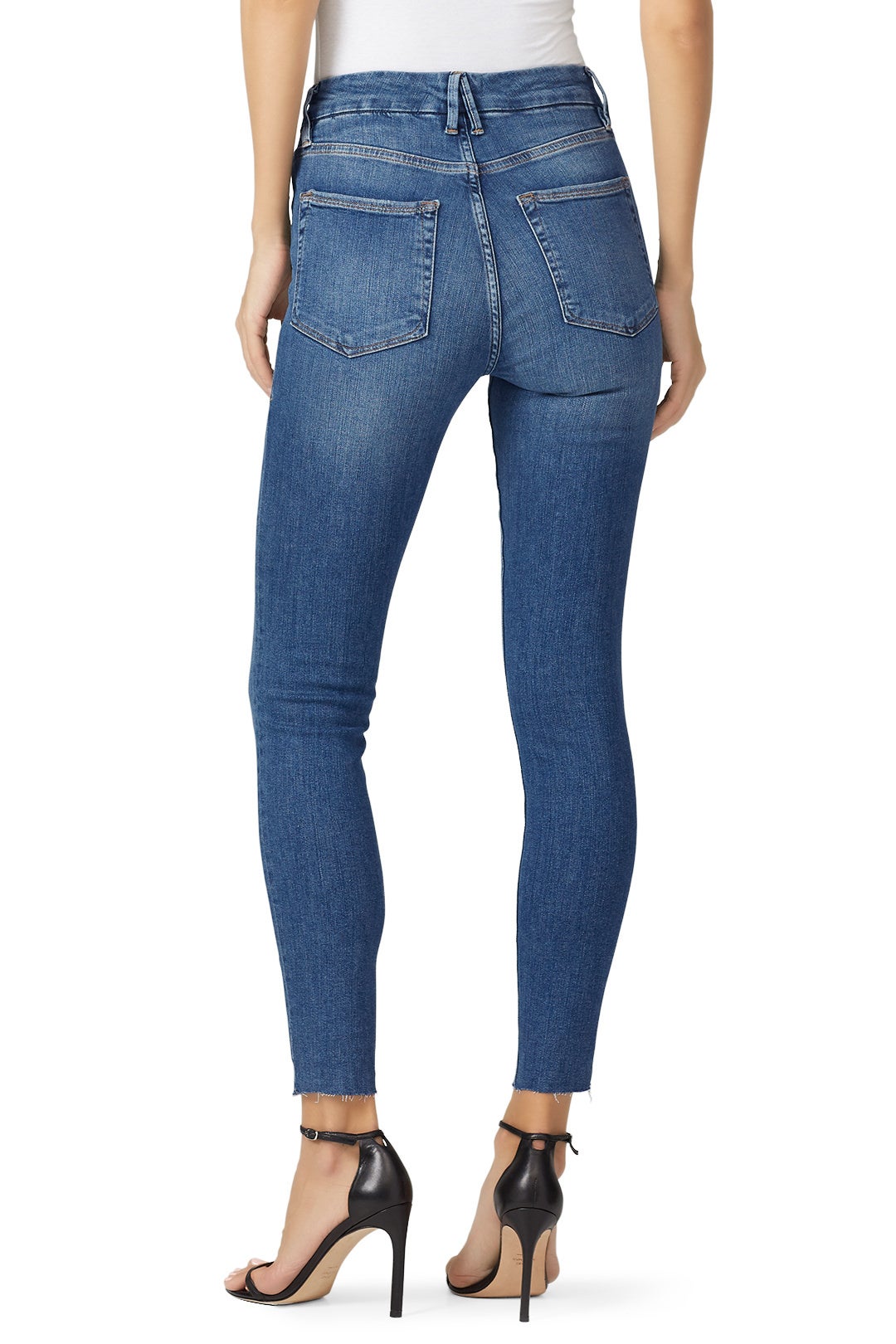 Good Legs Raw Edge Jeans by GOOD AMERICAN 2