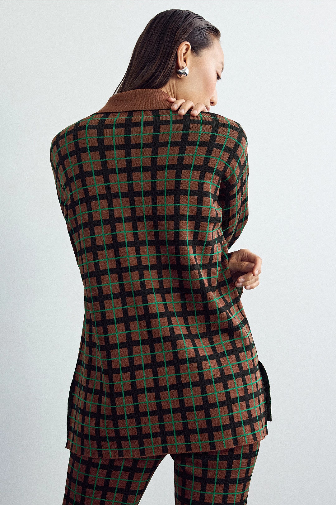 Plaid Blaz Knit Jacket by SIMONMILLER 2