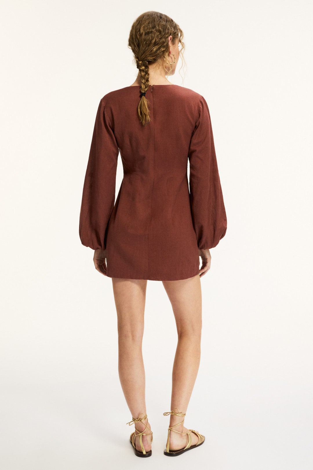 Sueno Long Sleeve Mini Dress by The Wolf Gang 2