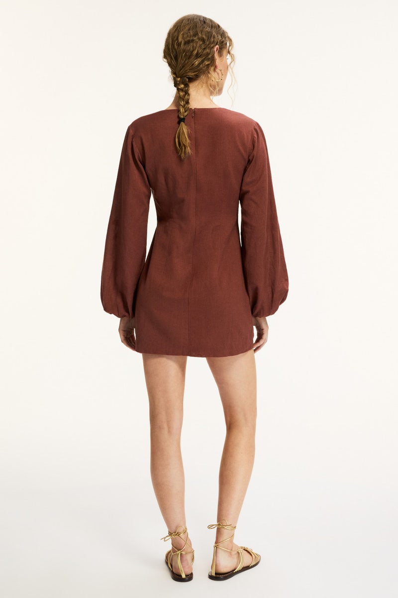 Sueno Long Sleeve Mini Dress by The Wolf Gang - Photo 2