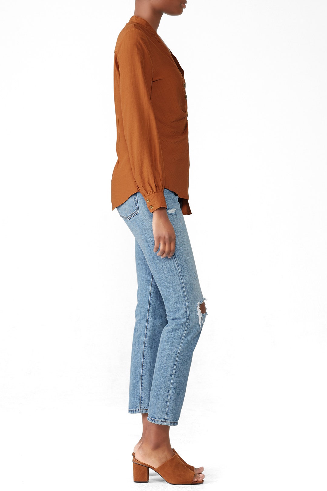 Caramel Cross Over Blouse by ASTR the Label 2