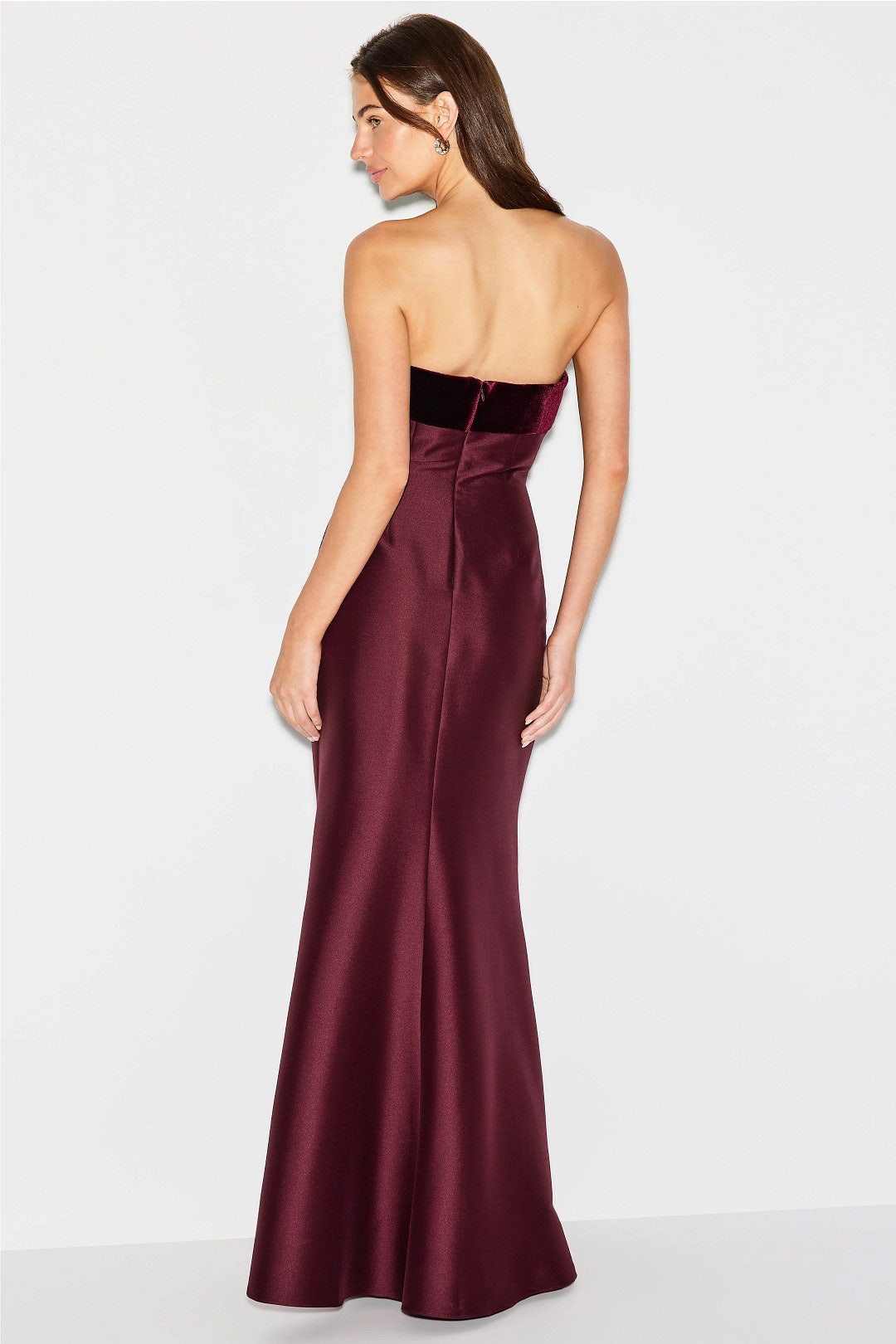 Strapless Combo Gown by Badgley Mischka 2
