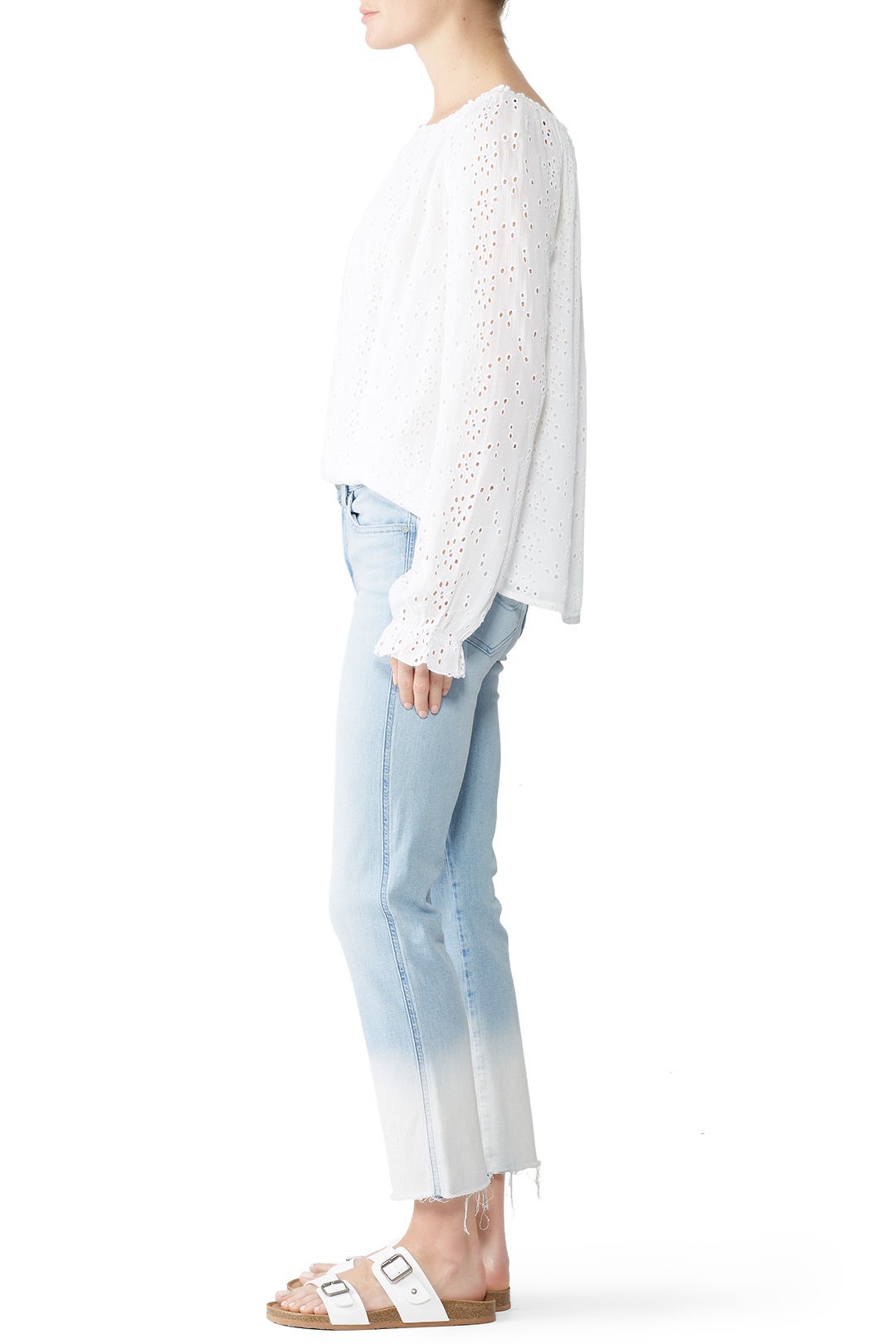 Dip Dye Modern Standard Crop Jeans by Sanctuary 1