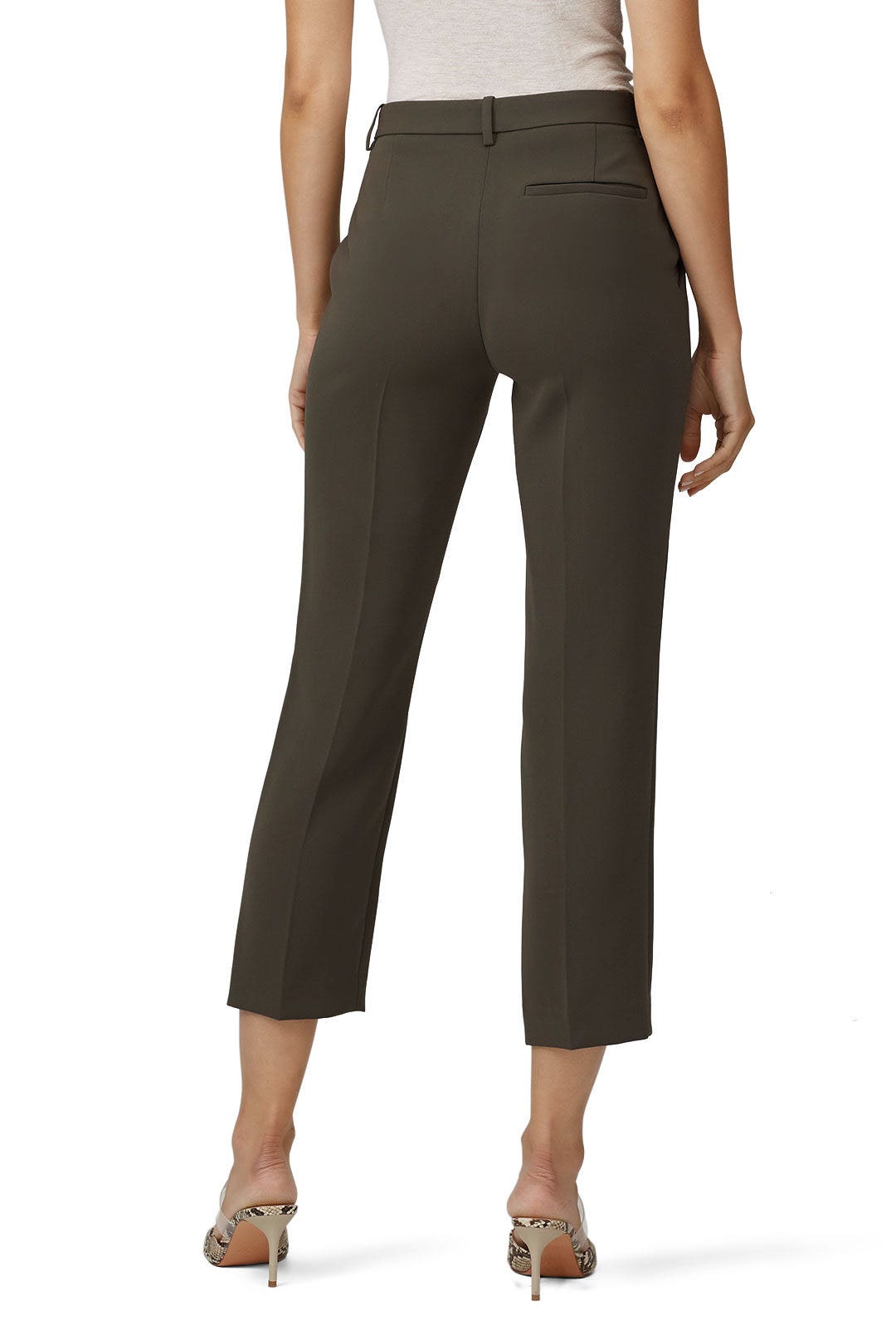 Classic Green Tailored Trousers by Theory 2