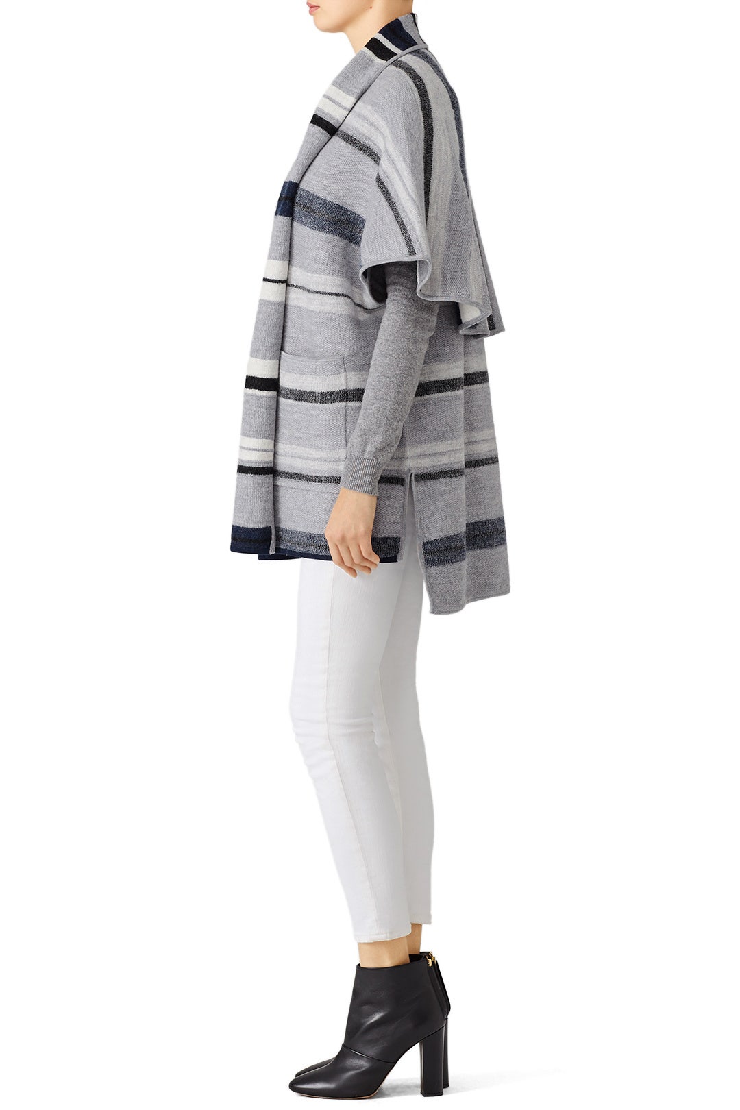 Grey Blanket Cardigan by Derek Lam 10 Crosby 2