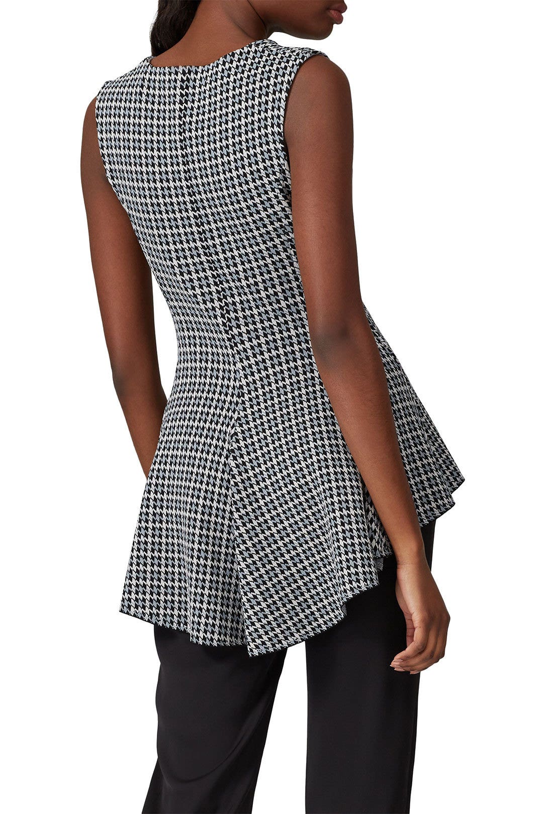 Plaid Knit Peplum Top by Derek Lam 10 Crosby x RTR 1