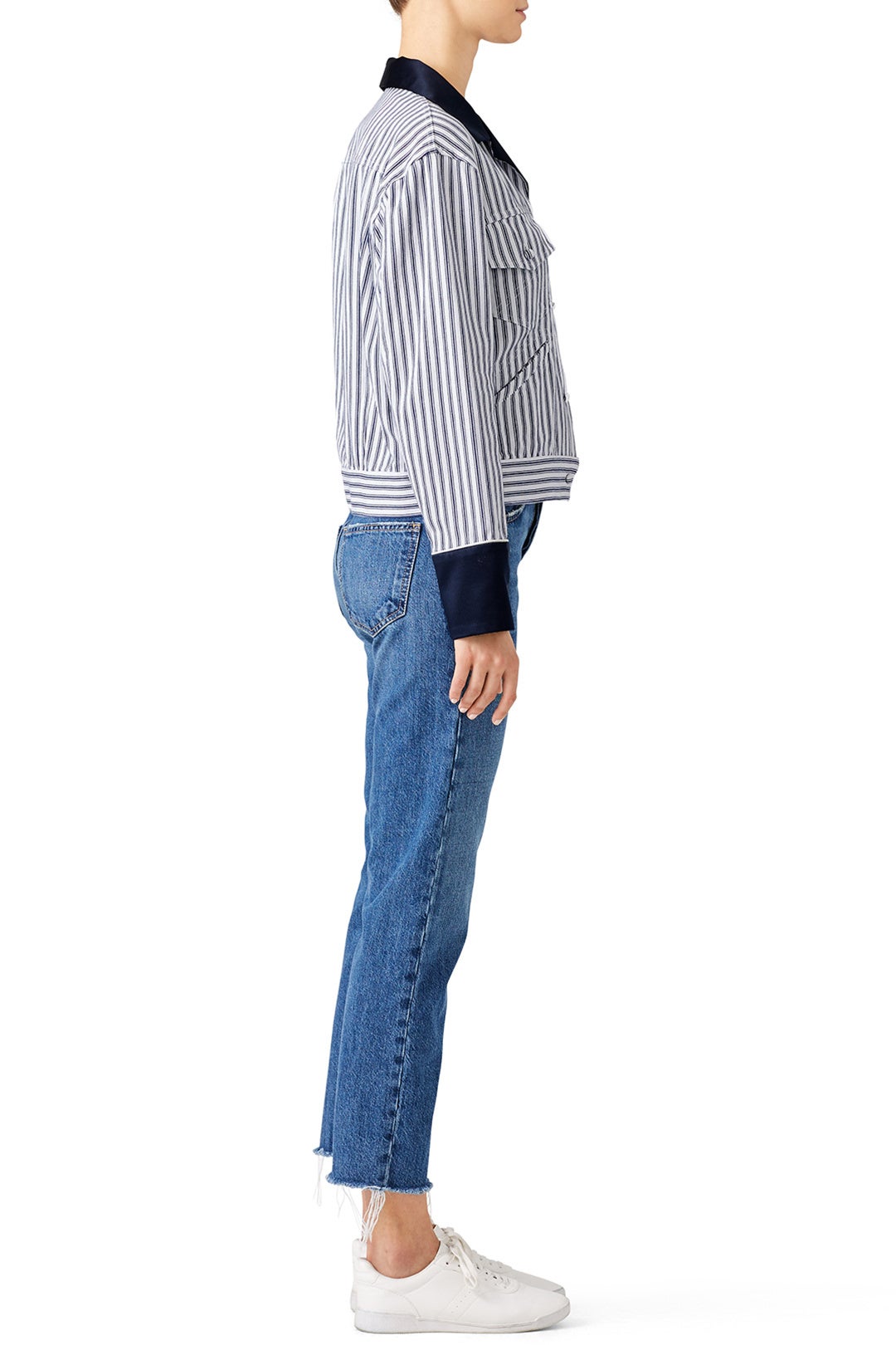 Striped Denim Jacket by Harvey Faircloth 1