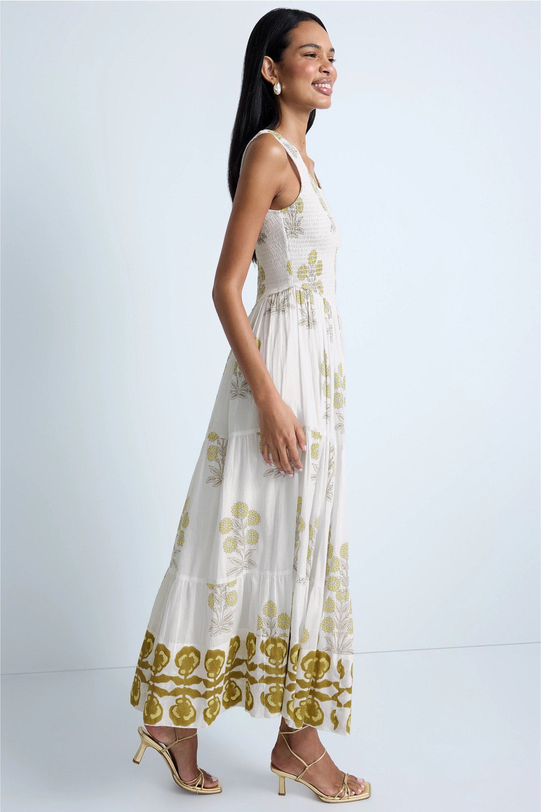 Cecelia Marigold Dress by SZ Blockprints 1
