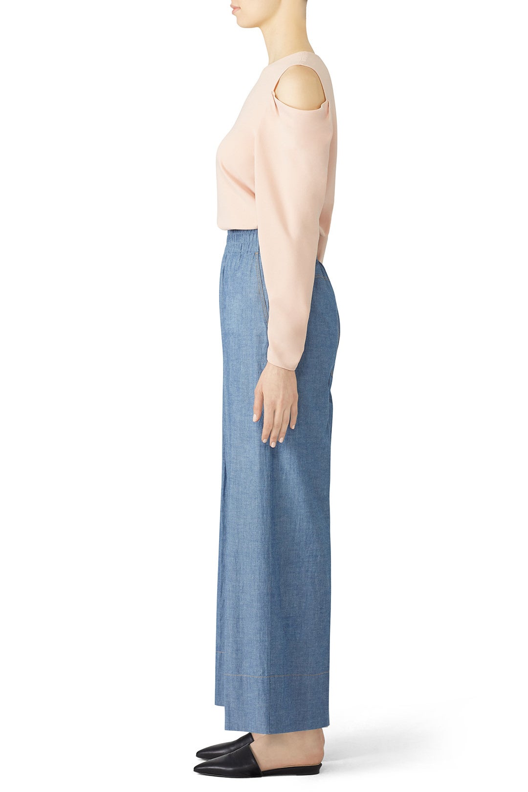 Anika Chambray Pants by Elizabeth and James 2
