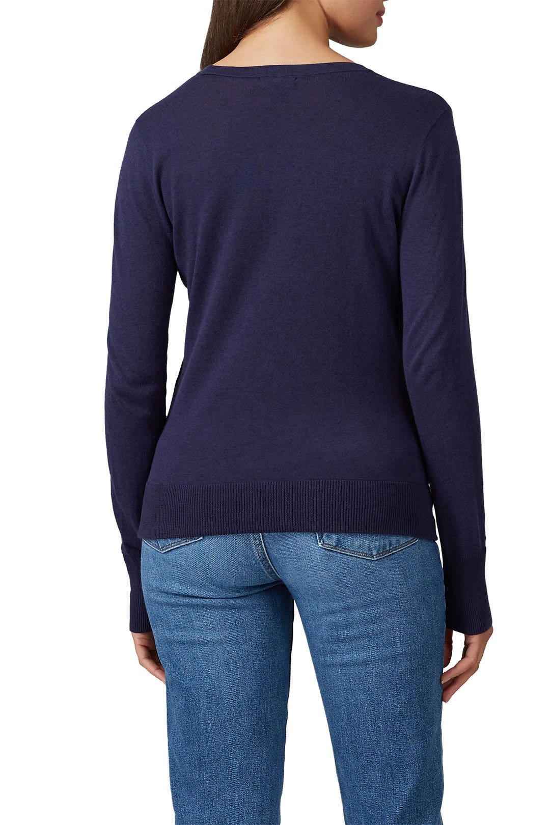 Navy Surplice Sweater by Halogen 2