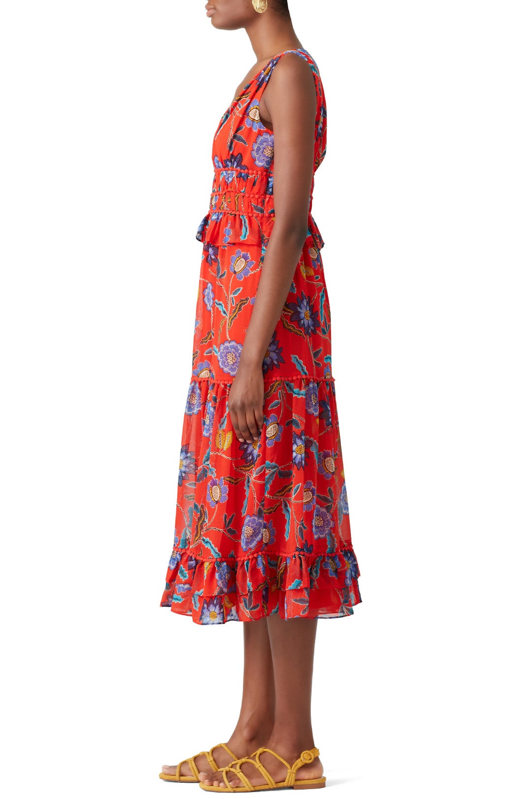 Red Floral Lucy Dress by Rebecca Minkoff 2