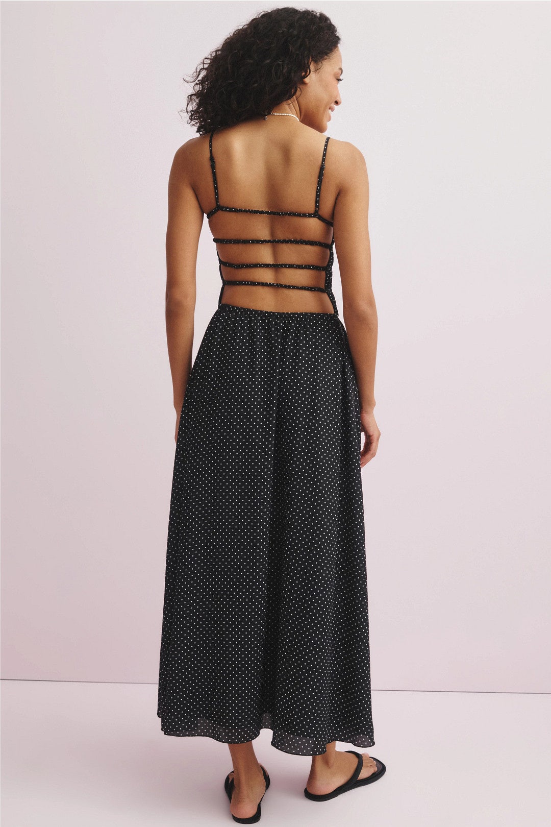 Delta Open Back Midi Dress by Solid & Striped 2