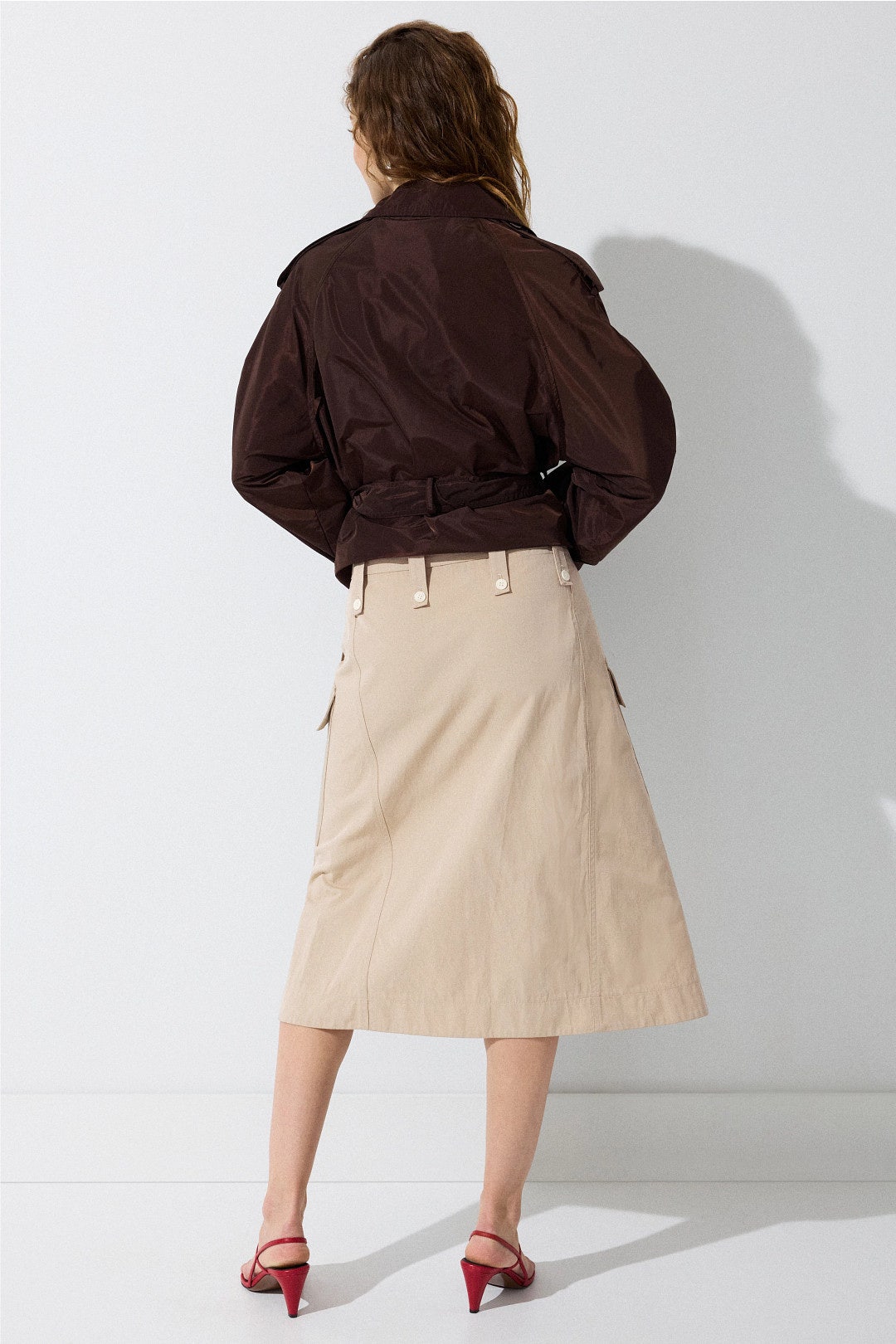Utility Midi Skirt by Plan C 1