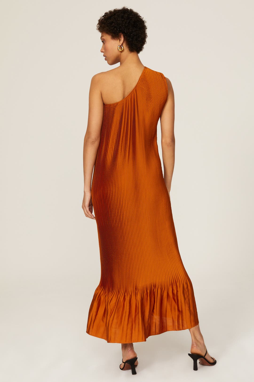 One Shoulder Pleated Dress by TOME x RTR | Rent the Runway