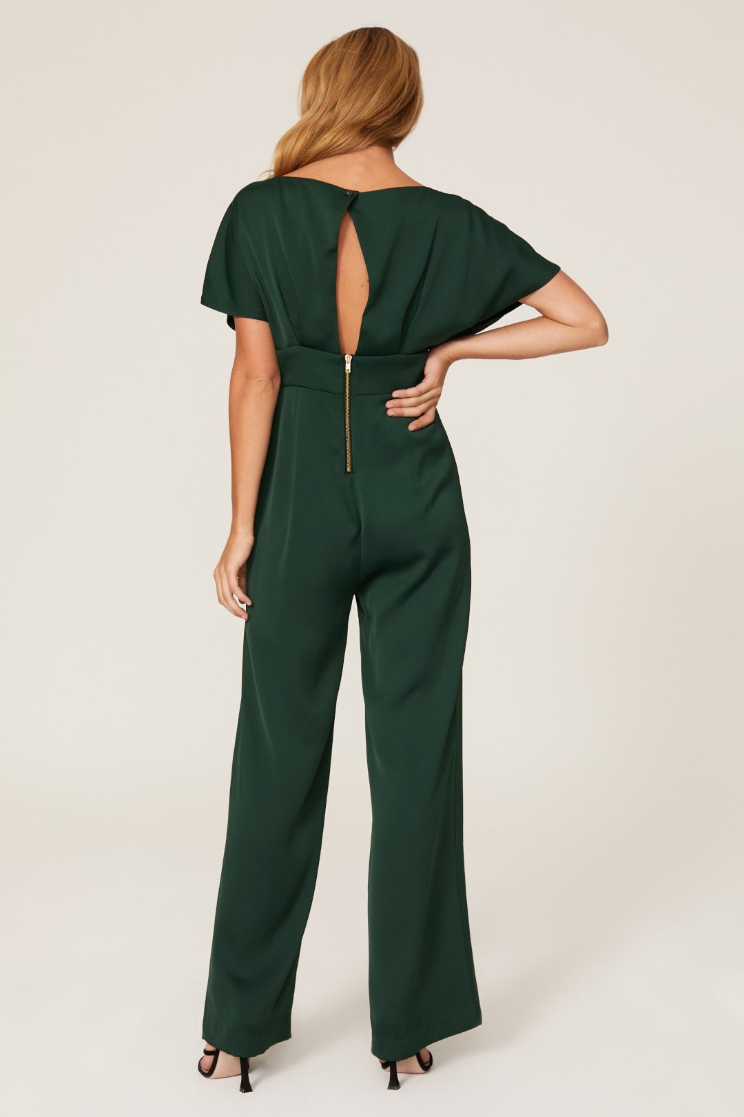 Green Wide Leg Jumpsuit by Alexia Admor 2