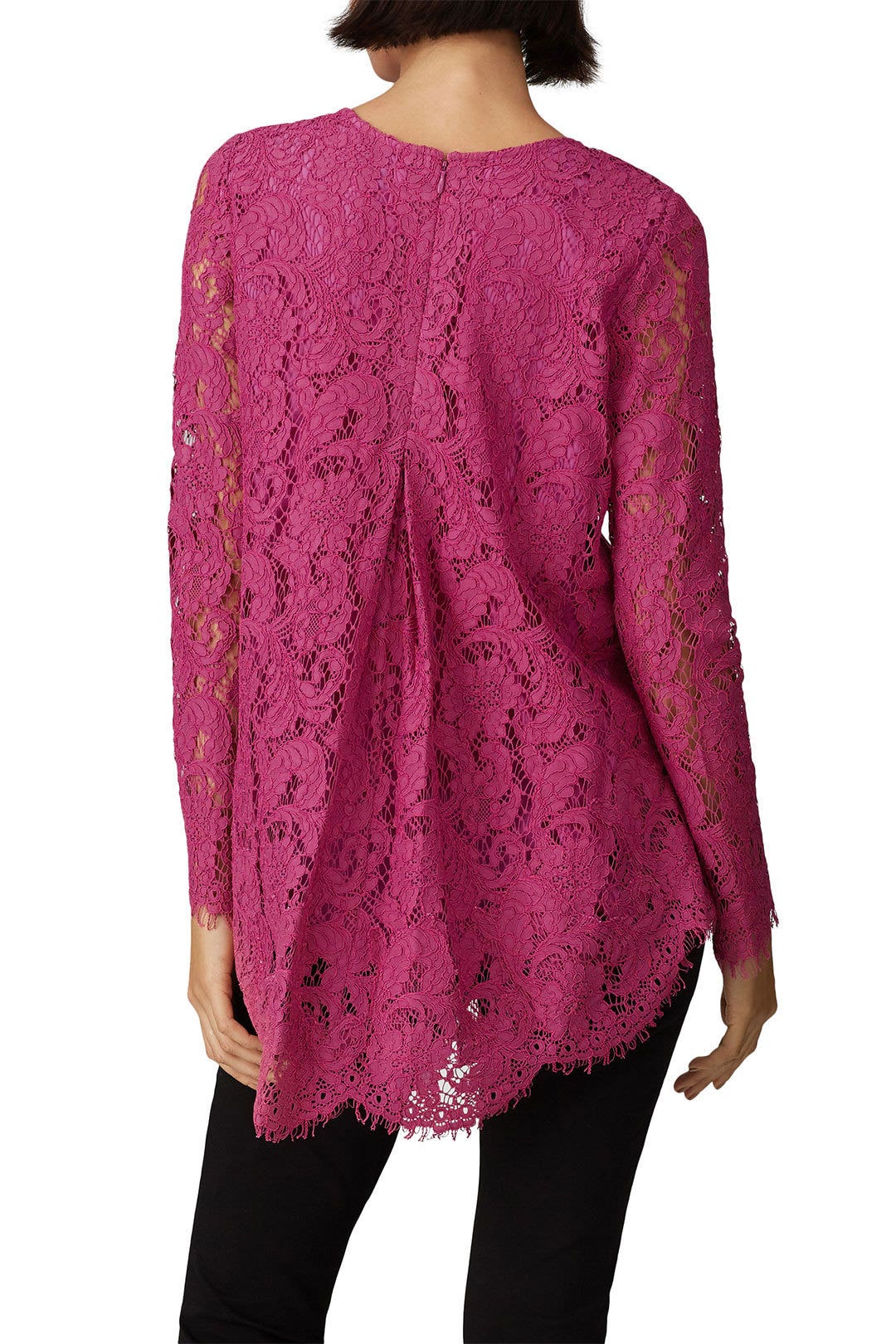 Magenta Lace Top by Adam Lippes x RTR 2