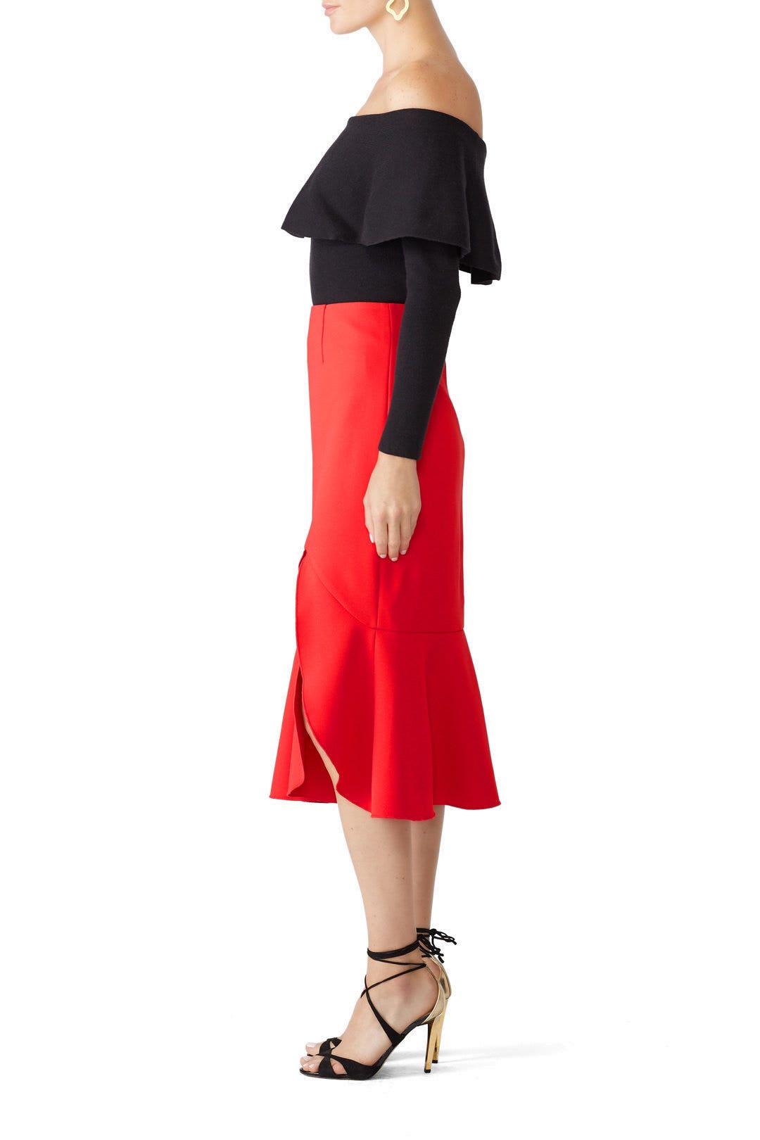 Red Goodbye Skirt by FINDERS KEEPERS 1