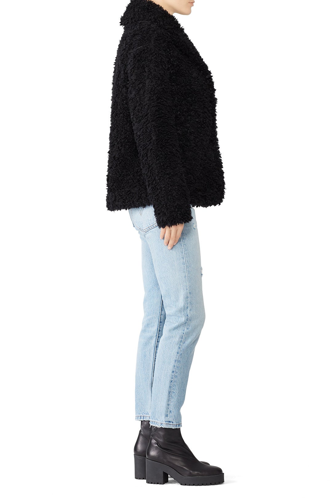Faux Shearling Emile Coat by John + Jenn 2