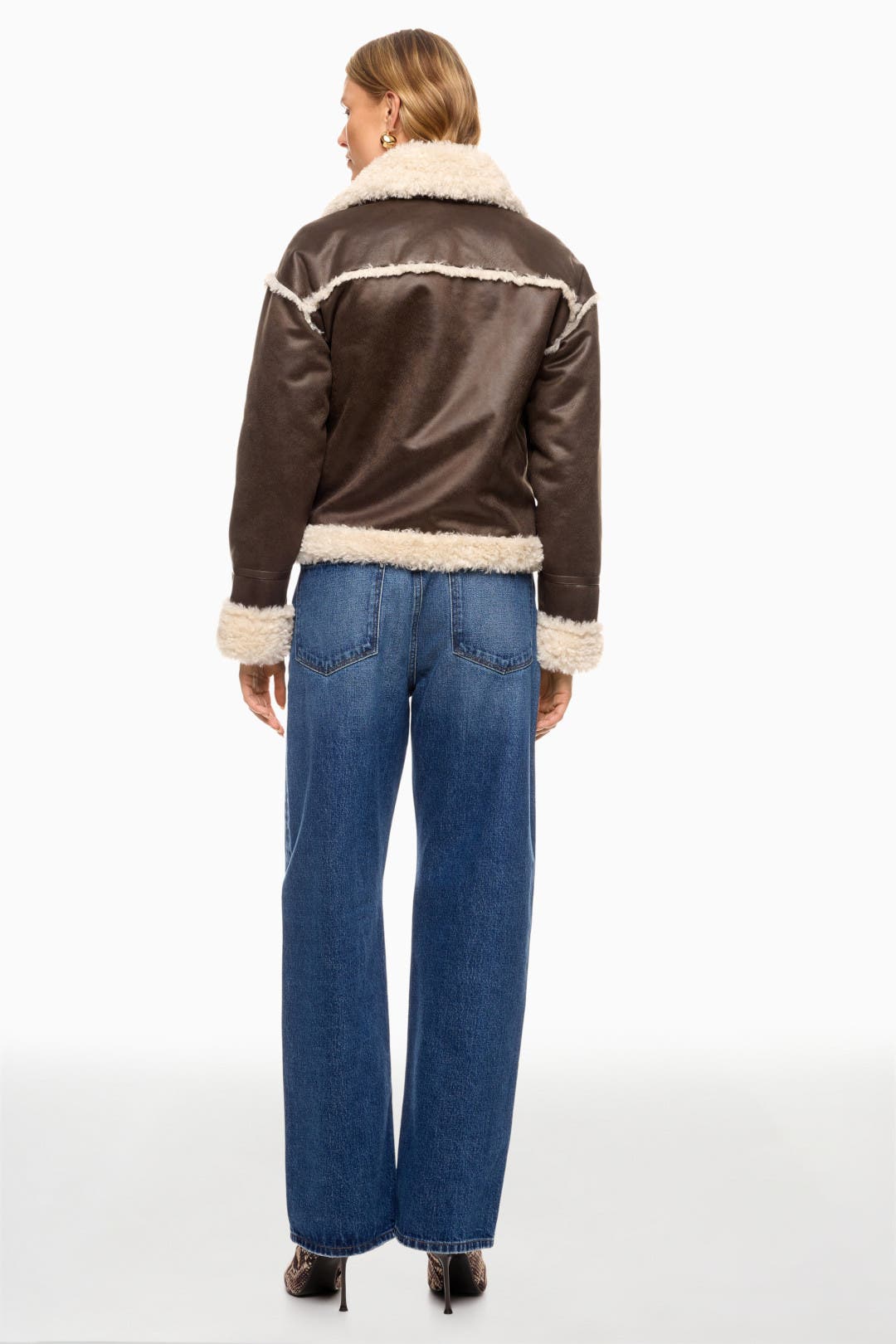 The Barnnet＊cropped eco shearling jacket Petit Grand Shearling Jacket | SHOP BAZAAR