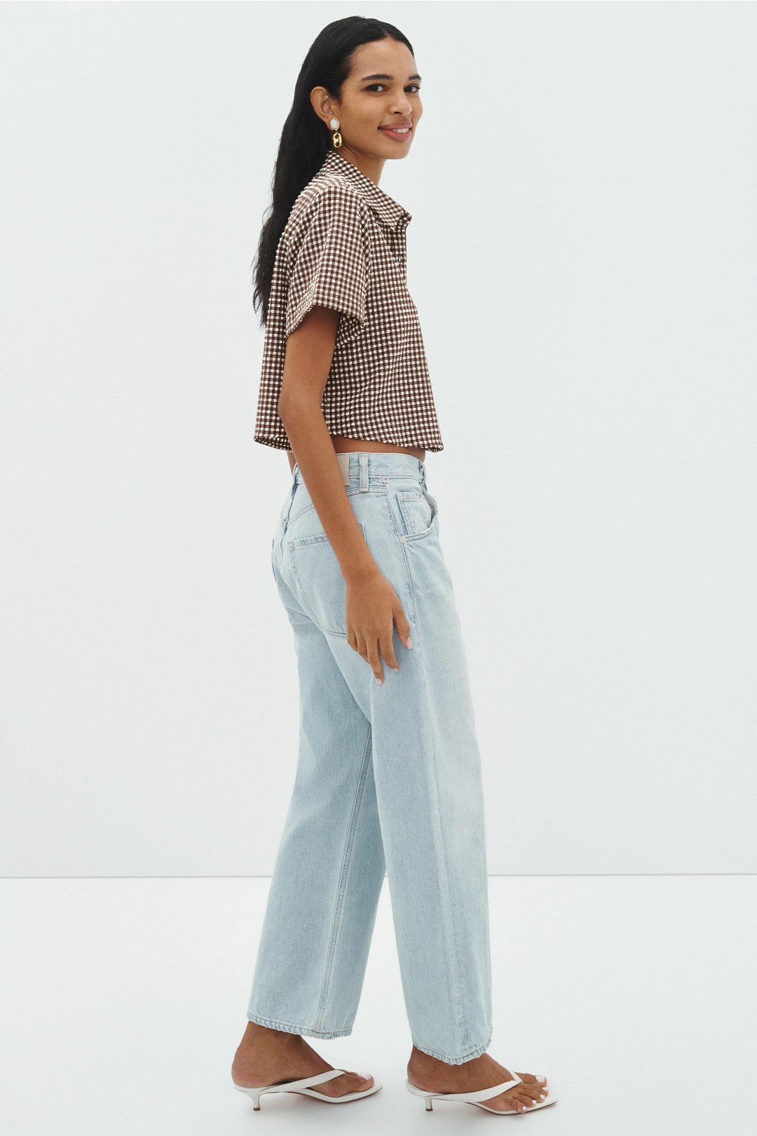 Solange Gingham Top by SIMKHAI 1