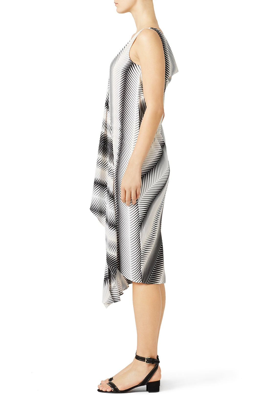 Zig Zag Drape Dress by ST by Olcay Gulsen 1