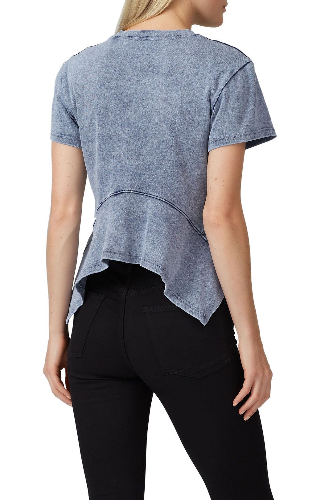 Washed Indigo Peplum Top by Proenza Schouler 1