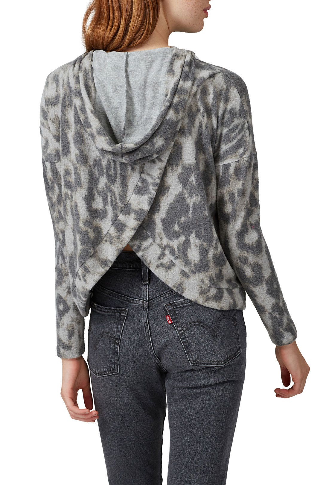 Leopard Printed Hoodie by Slate & Willow 1