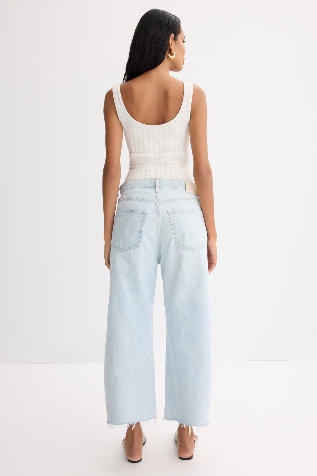Ayla Raw Hem Cropped Jeans by Citizens of Humanity | Rent