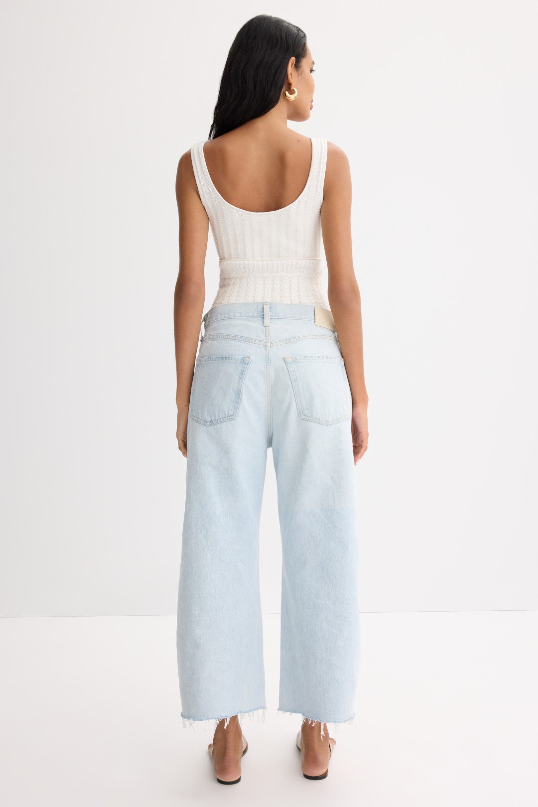 Ayla Raw Hem Cropped Jeans by Citizens of Humanity 2