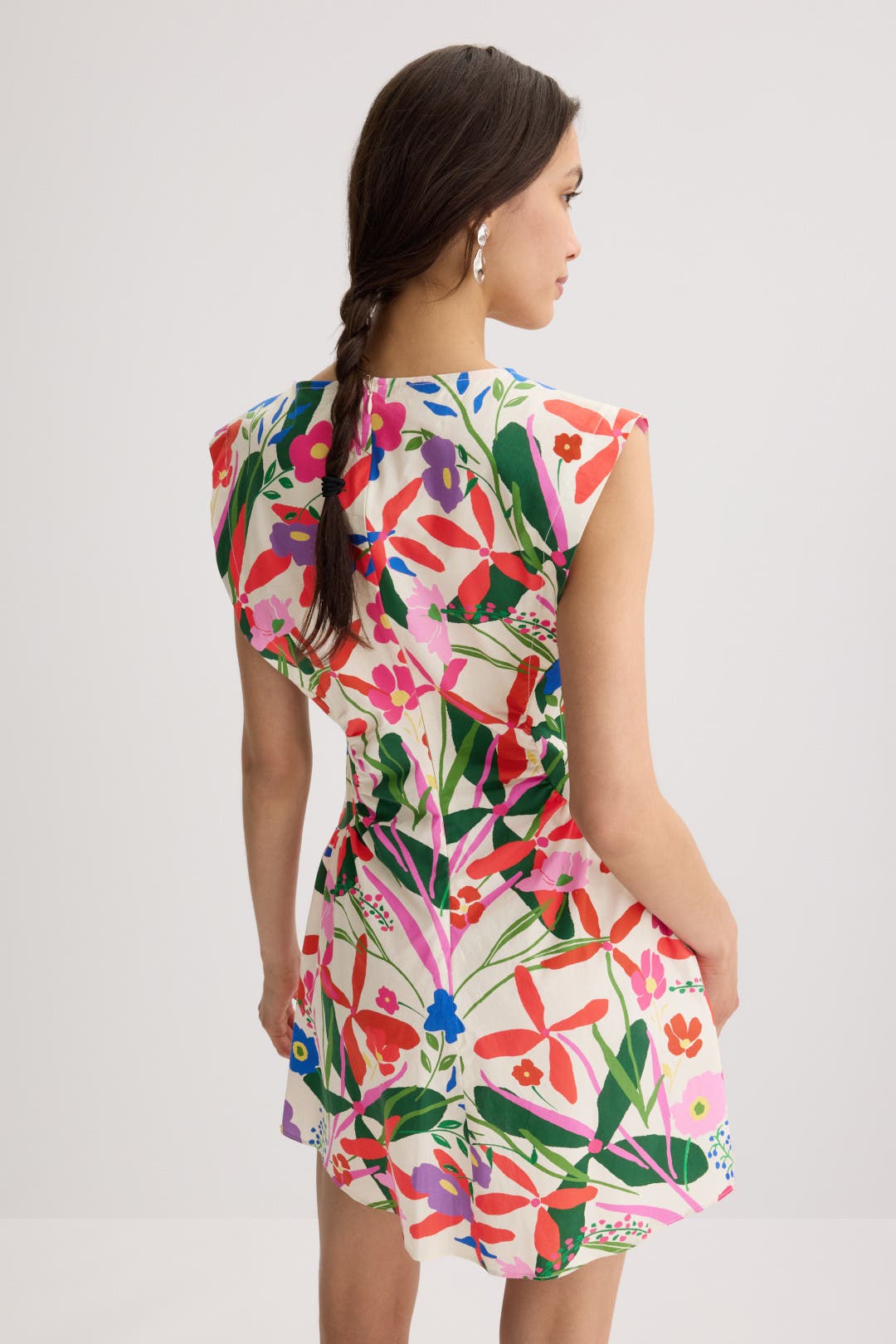 Extended Shoulder Fit And Flare Mini by Donna Morgan | Rent