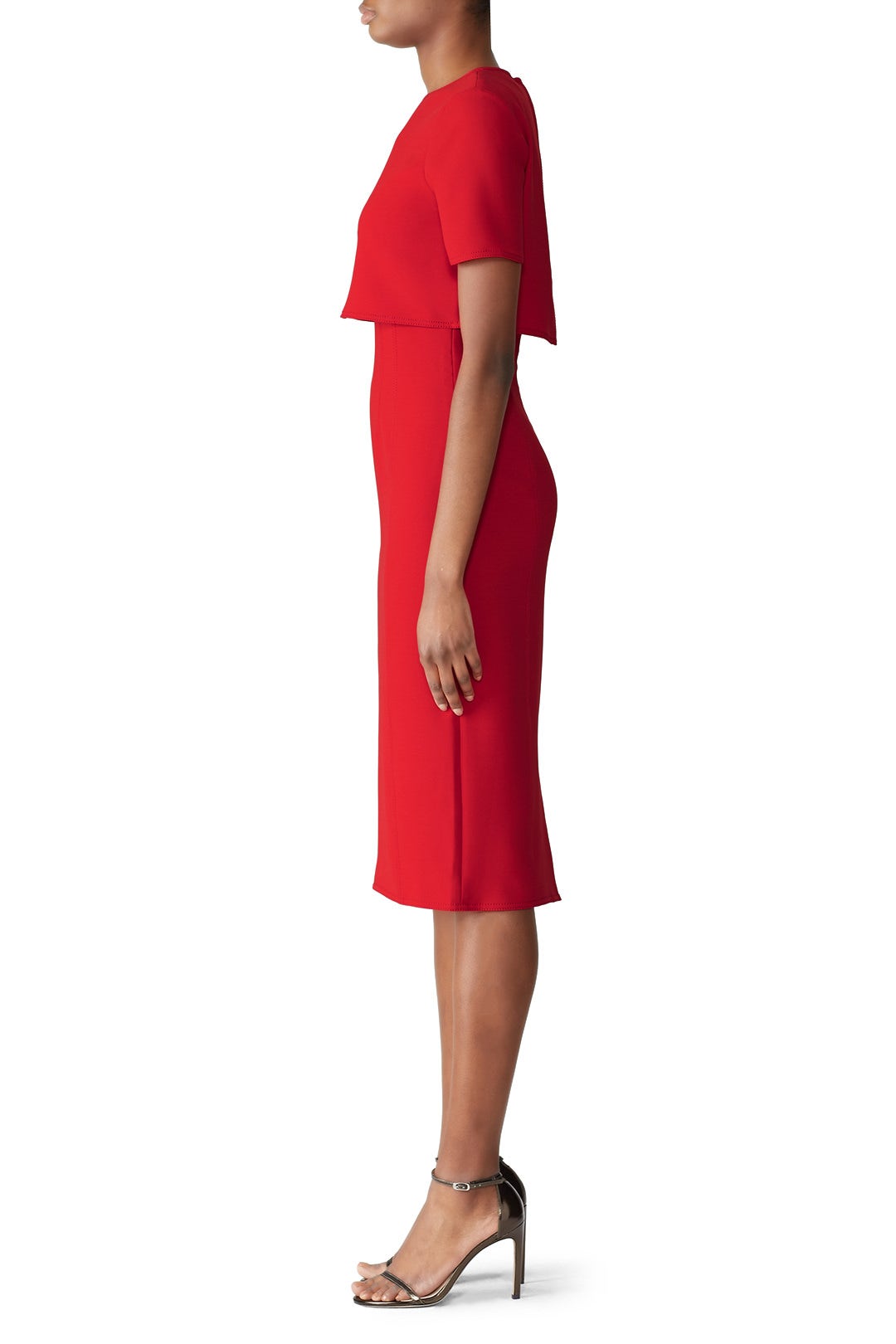 Red Popover Sheath by Jason Wu Collection 1