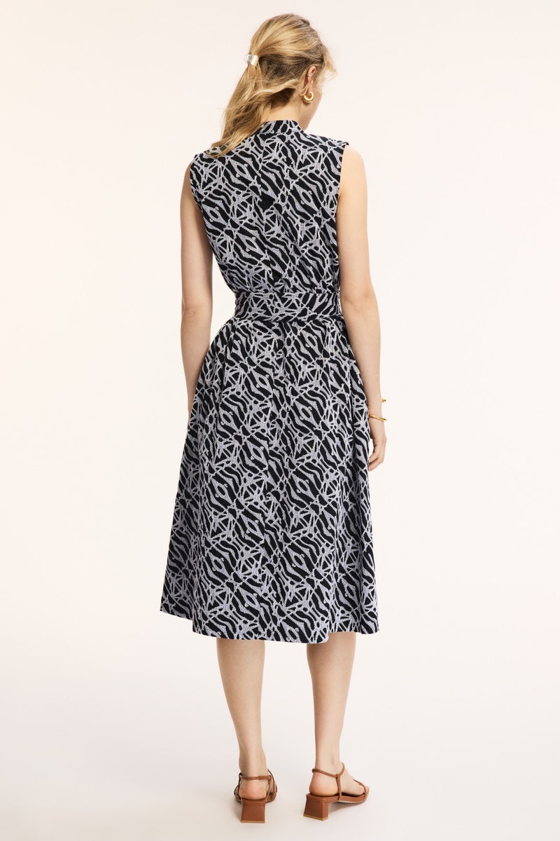 Geo Embroidery Mini Dress by N Natori - Photo 2