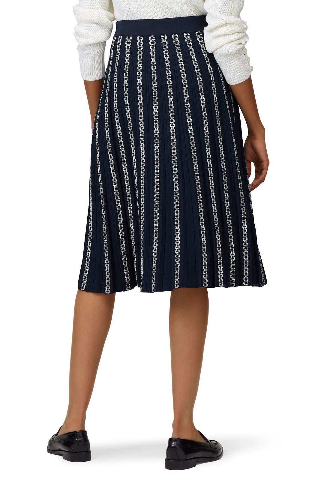 Gemini Link Jacquard Skirt by Tory Burch | Rent the Runway