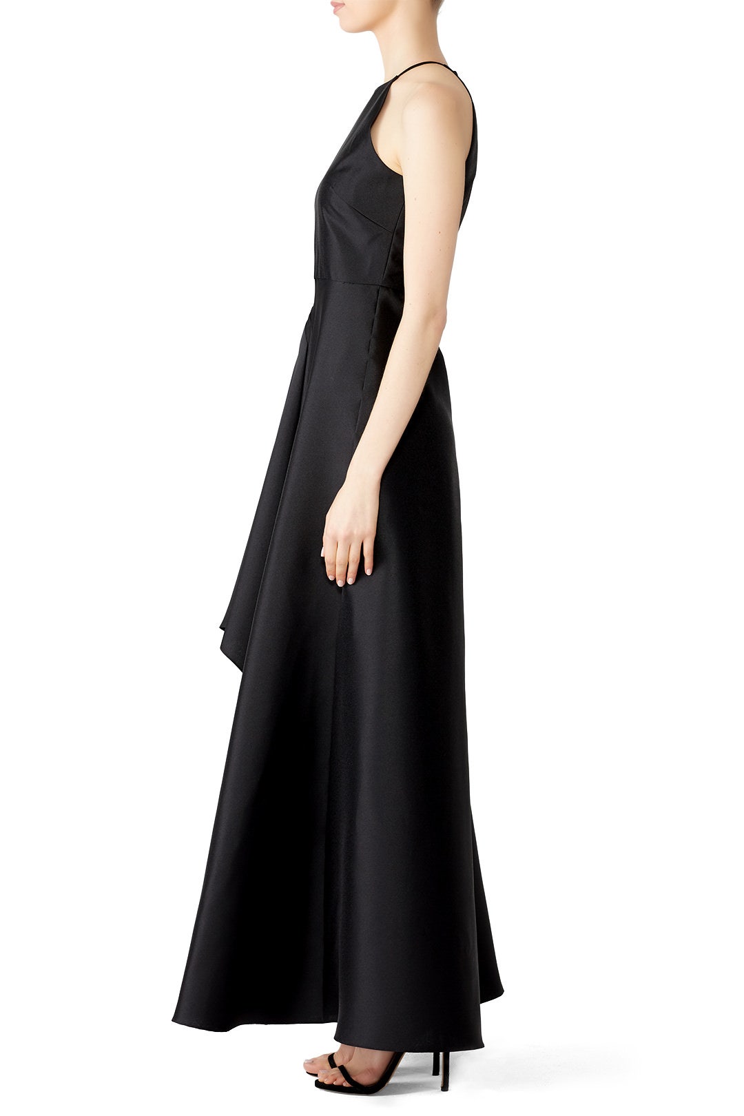 Black Sculptural Gown by Badgley Mischka 2