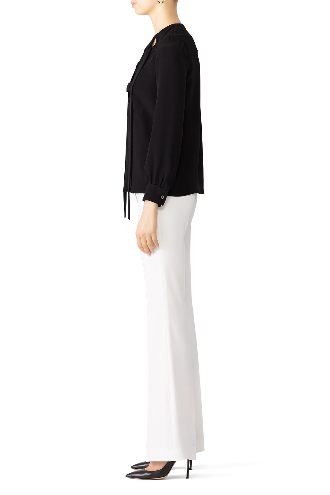 Sara Lace Up Blouse by DEREK LAM 2
