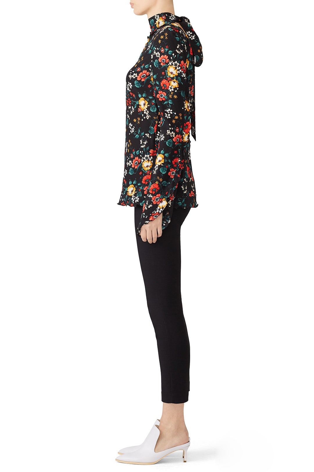 Floral Open Back Blouse by DEREK LAM 1