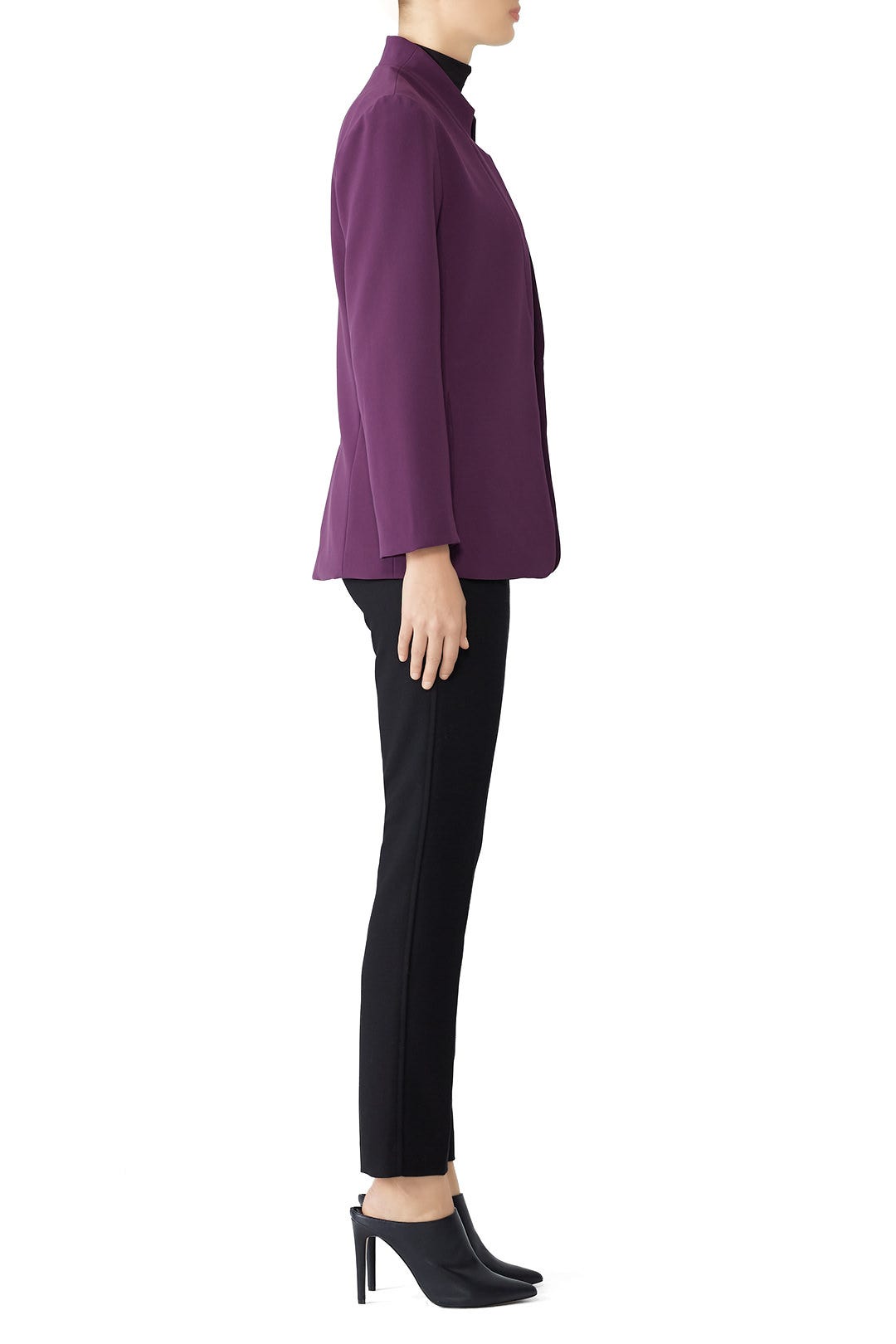 Eggplant Clarkson Blazer by Of Mercer 2