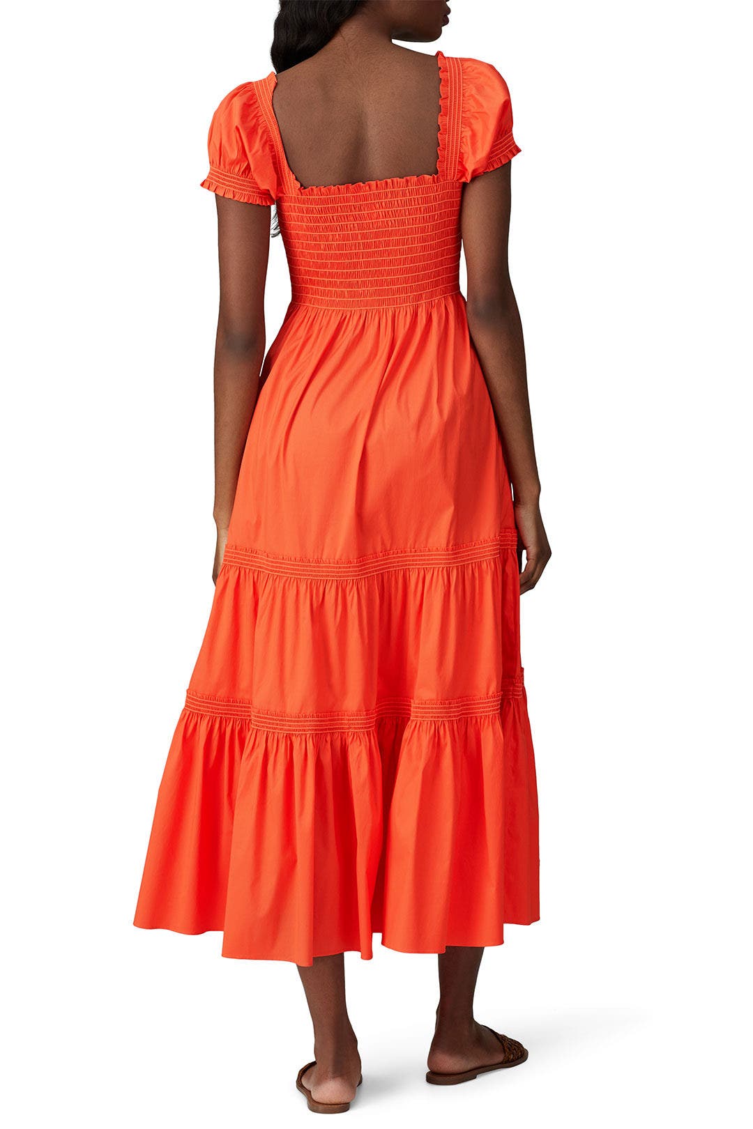 Smocked Midi Dress by Tory Burch 2