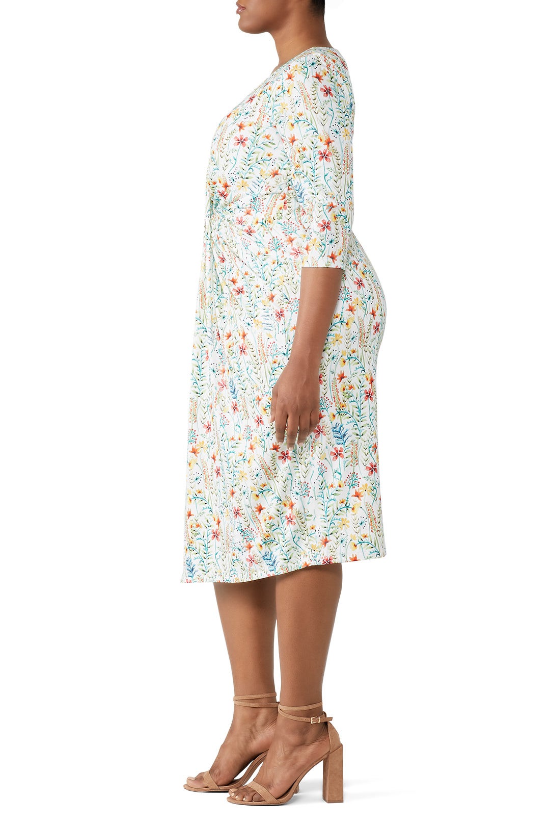 Floral Drape Front Sheath by Jason Wu x ELOQUII 1