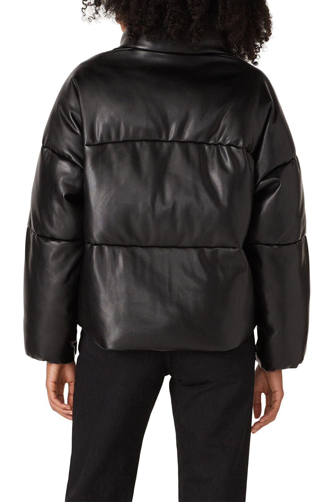 Faux Leather Puffer by Milly 2