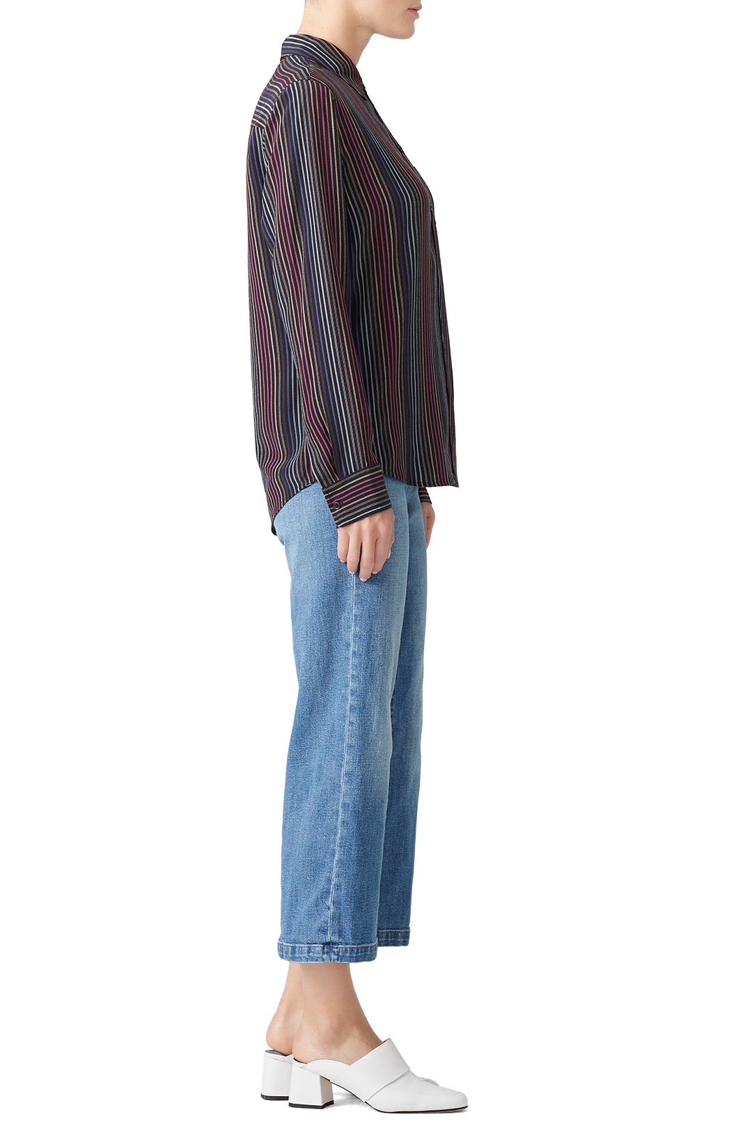 Rainbow Stripe Kate Blouse by Rails 1