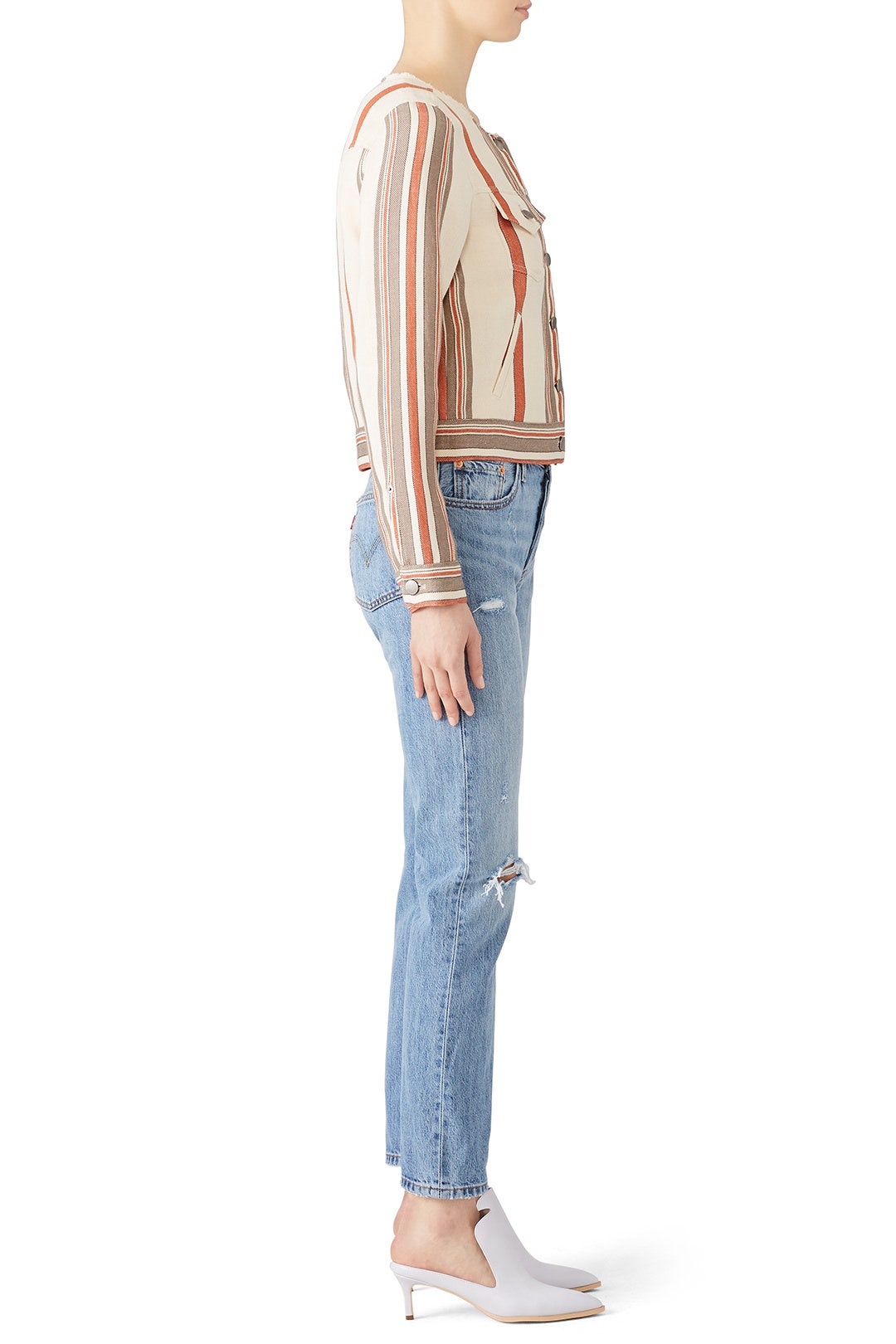 Striped Charlie Jacket by Rebecca Minkoff 1