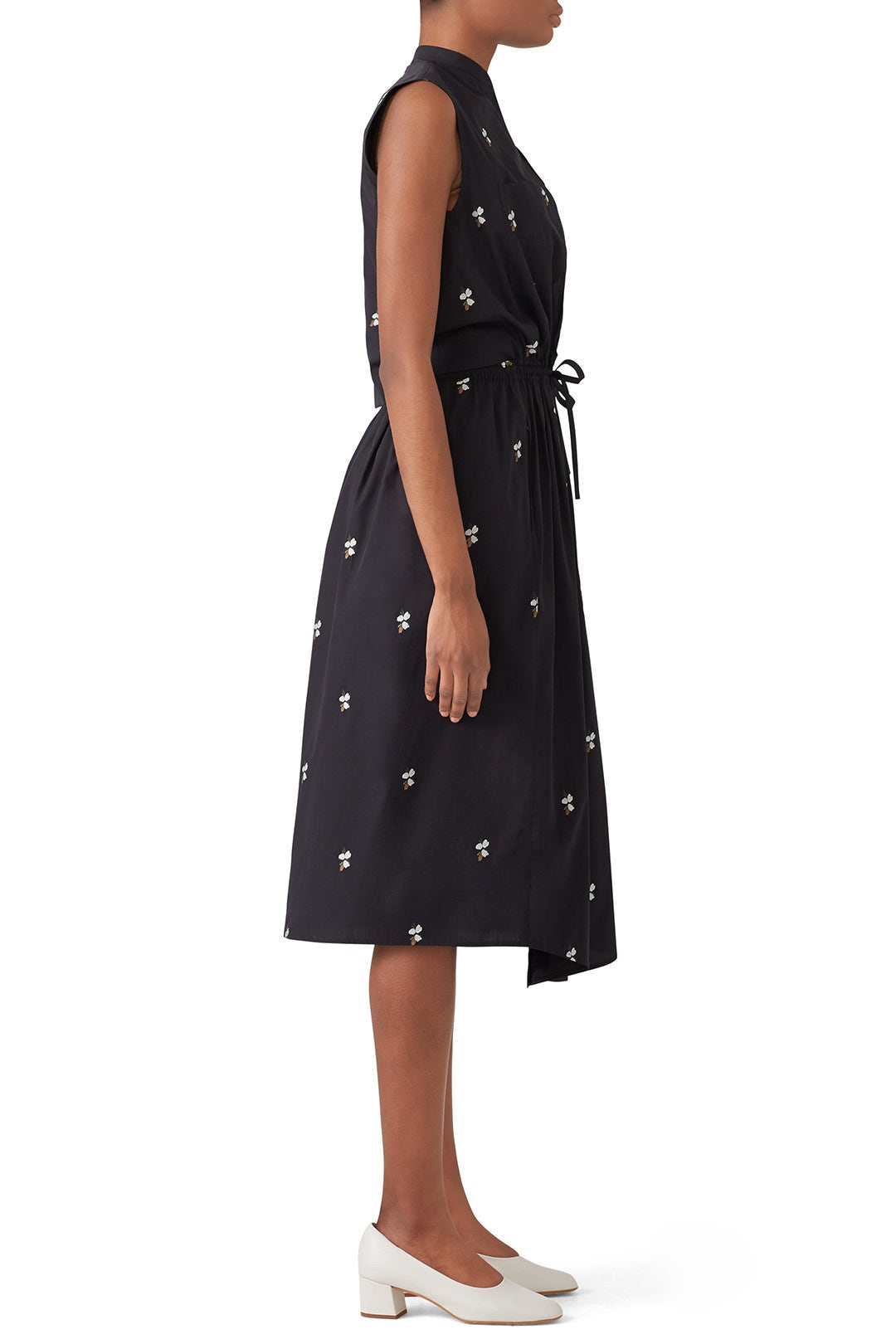 Micro Floral Utility Dress by VINCE. 2