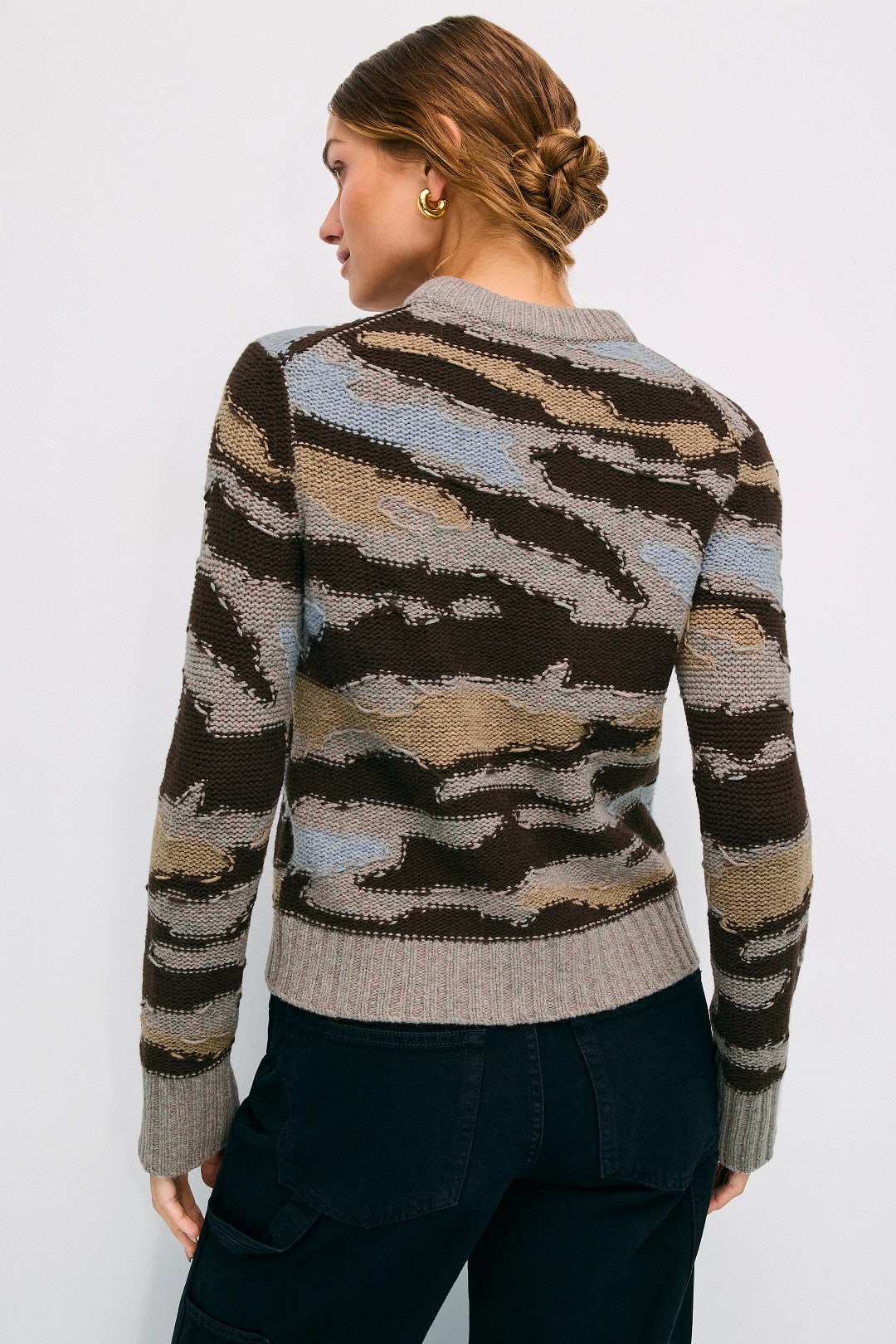 Malty Merino Wool Camouflage Sweater by Zadig & Voltaire 2