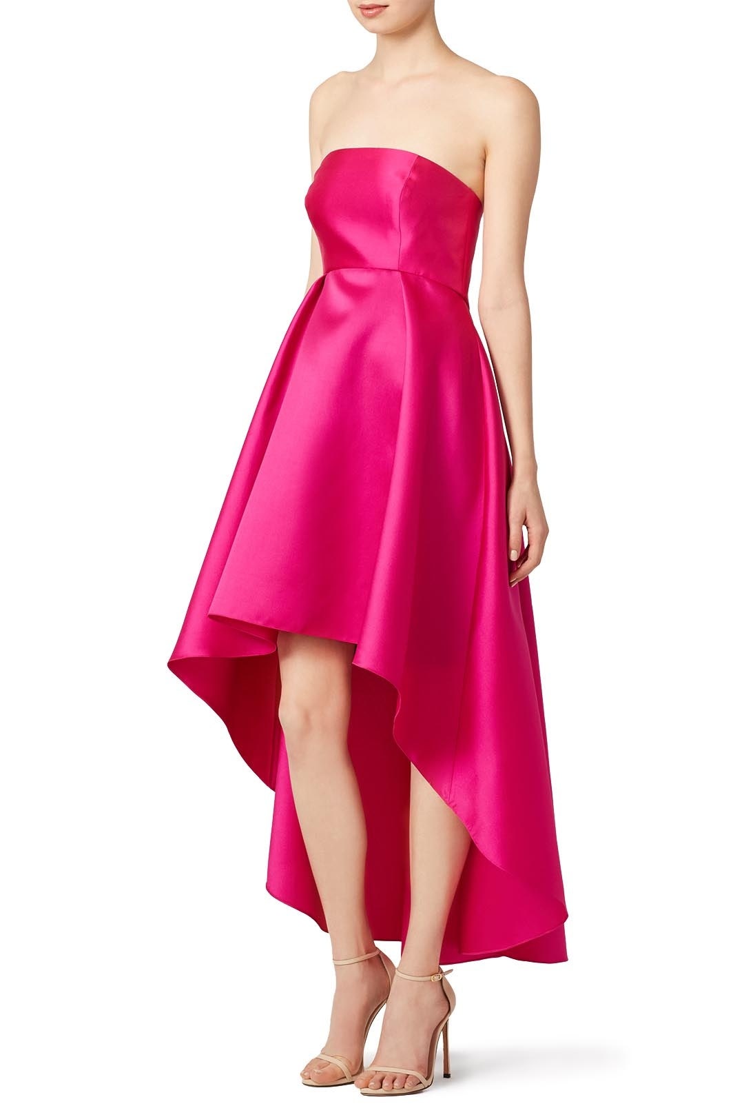 Fuchsia Peek Around Gown by Slate & Willow 2