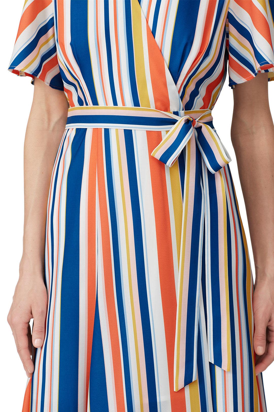 Riviera Stripe Wrap Dress by Slate & Willow 2