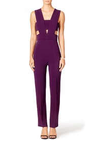 Plum Jumpsuit by Cushnie