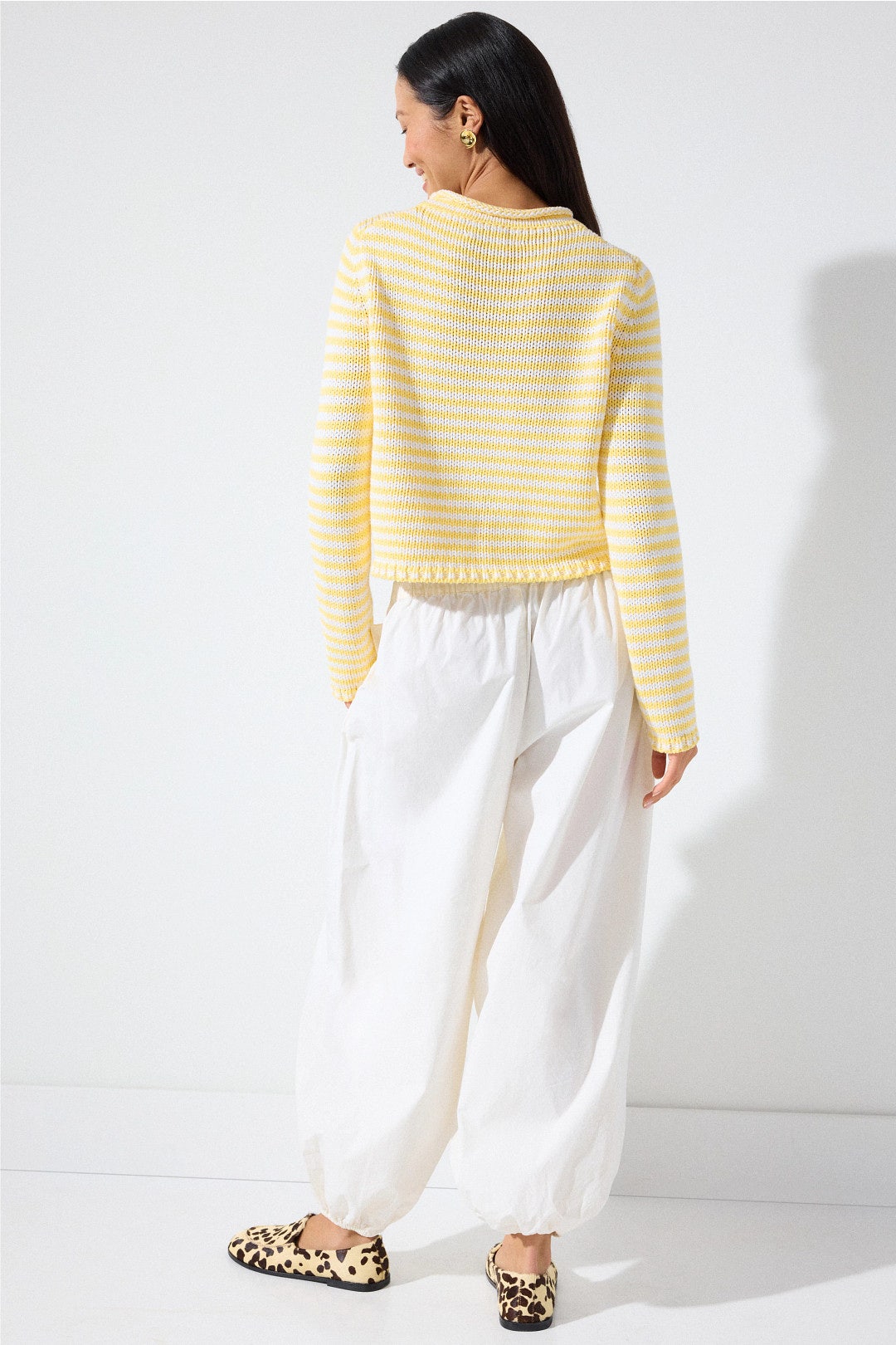 Fine Stripe Mini Marina Sweater by La Ligne 1