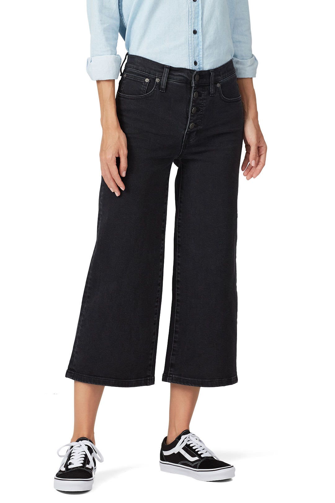 Lunar Wide Leg Crop Jeans by Madewell 1