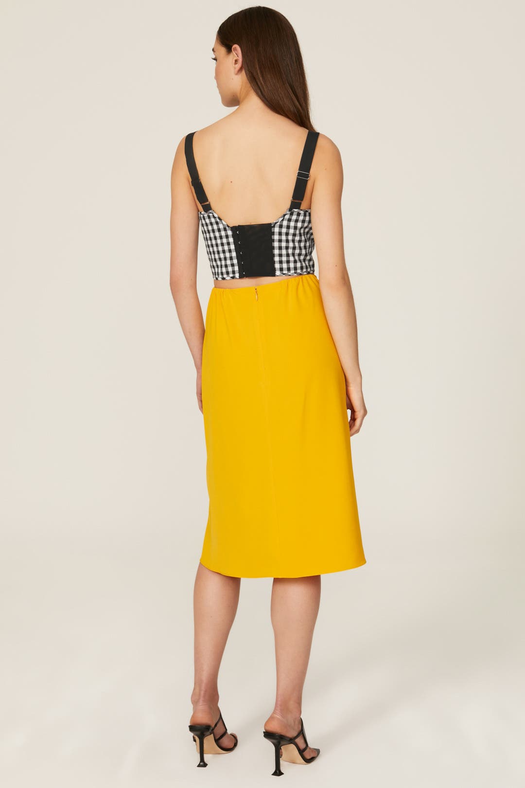 Gingham Bustier Top by TOME x RTR | Rent the Runway